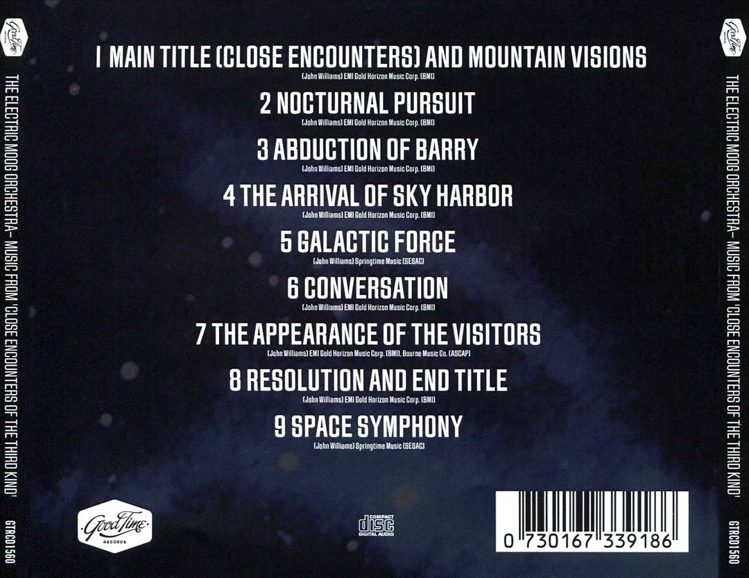 MUSICFROMCLOSEENCOUNTERSOFTHETHIRDKIND cover art