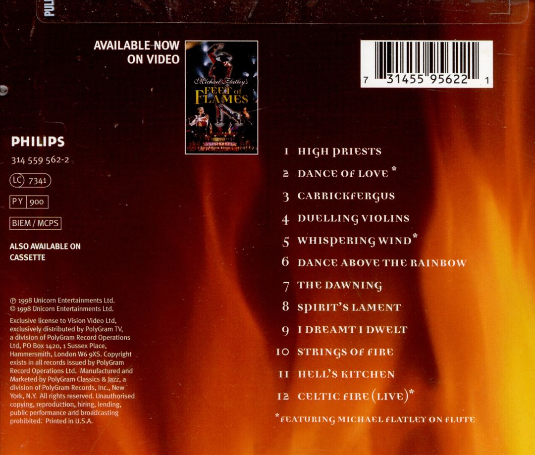 Michael Flatley's Feet of Flames cover art
