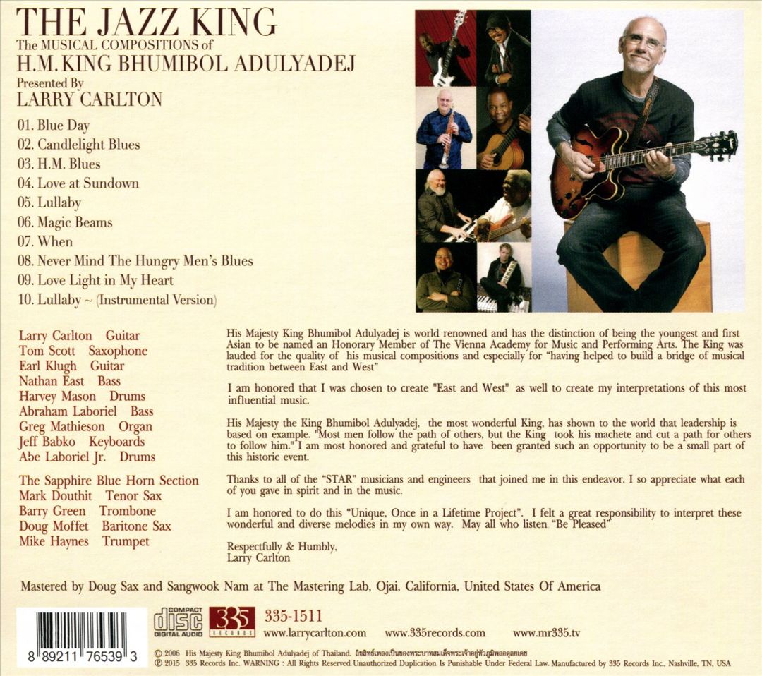 Jazz King: The Musical Compositions of H.M. King Bhumibol Adulyadej cover art