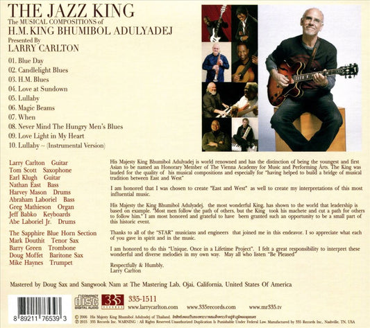 Jazz King: The Musical Compositions of H.M. King Bhumibol Adulyadej cover art