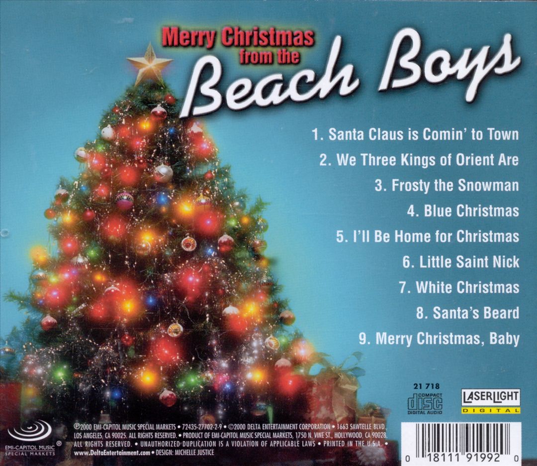 Merry Christmas from the Beach Boys cover art