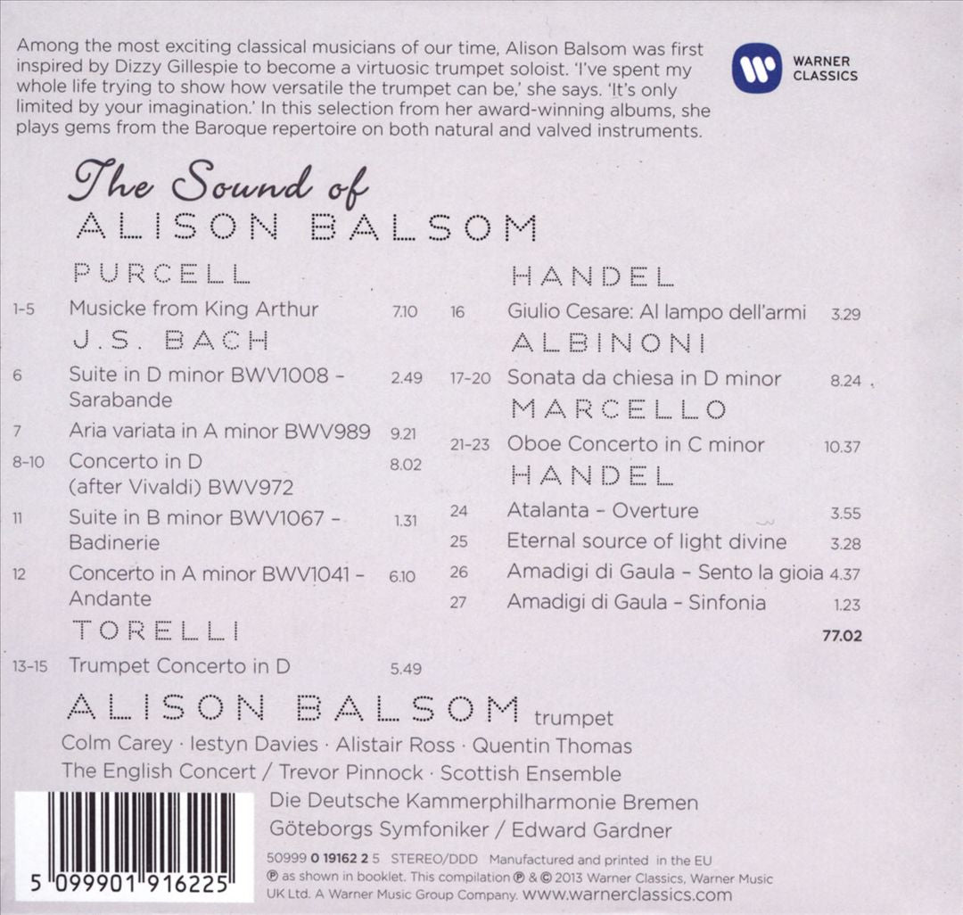 Sound of Alison Balsom cover art