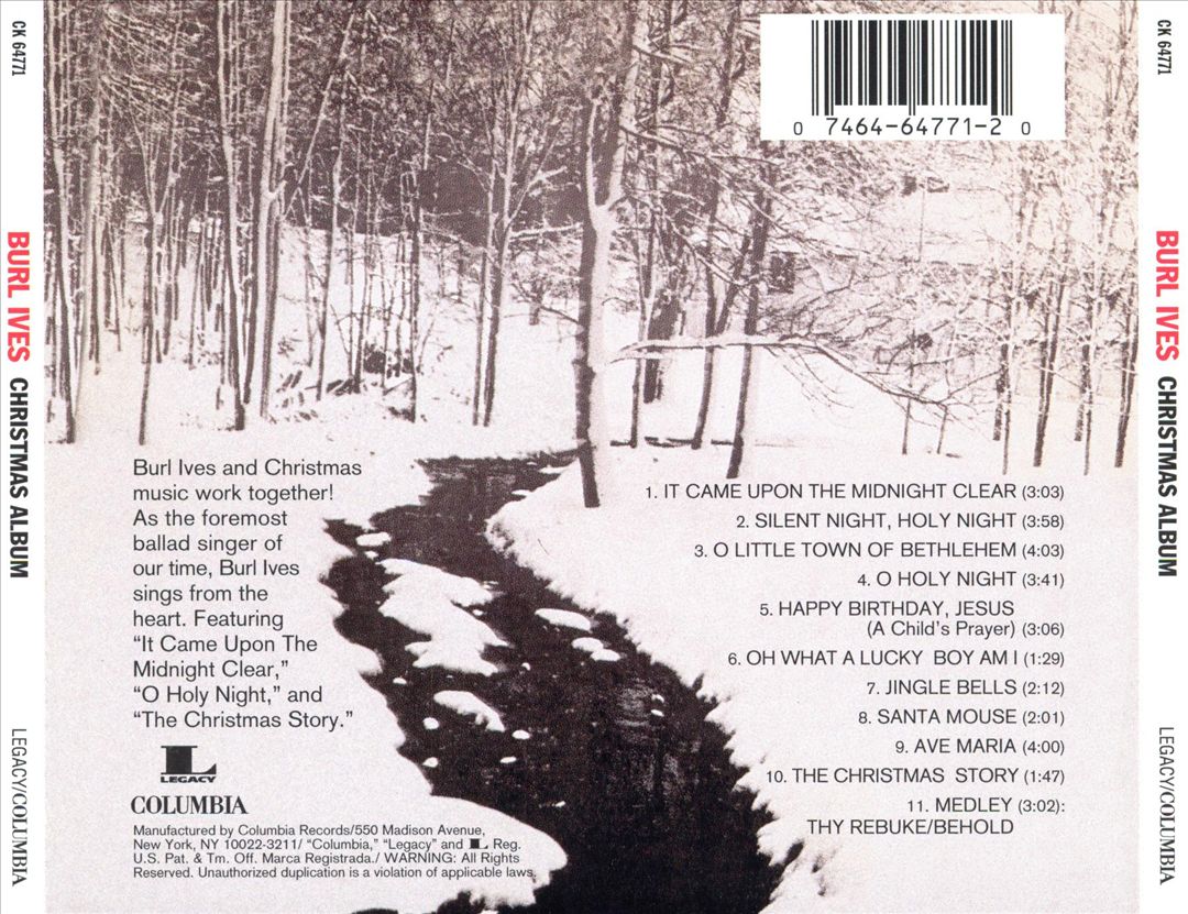 Christmas Album [Columbia/Legacy] cover art