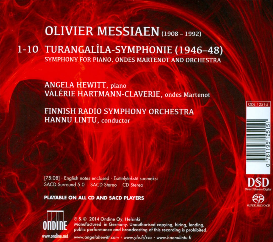 Messiaen: Turangalîla-Symphonie cover art