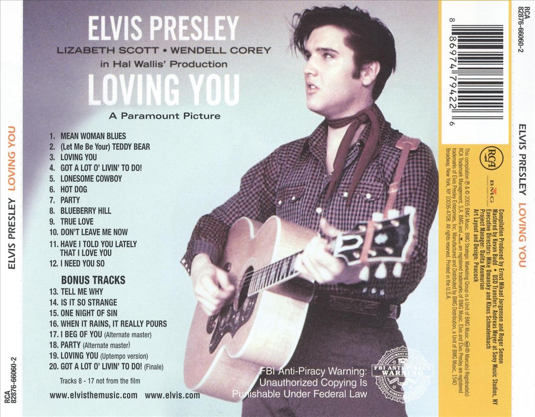 Loving You [Sony] cover art