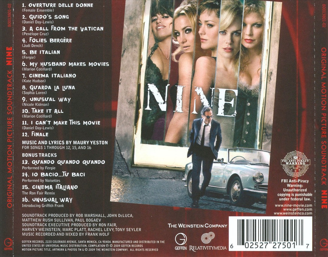 Nine [Original Motion Picture Soundtrack] cover art