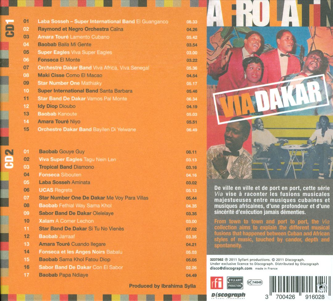 Afro Latin Via Dakar cover art