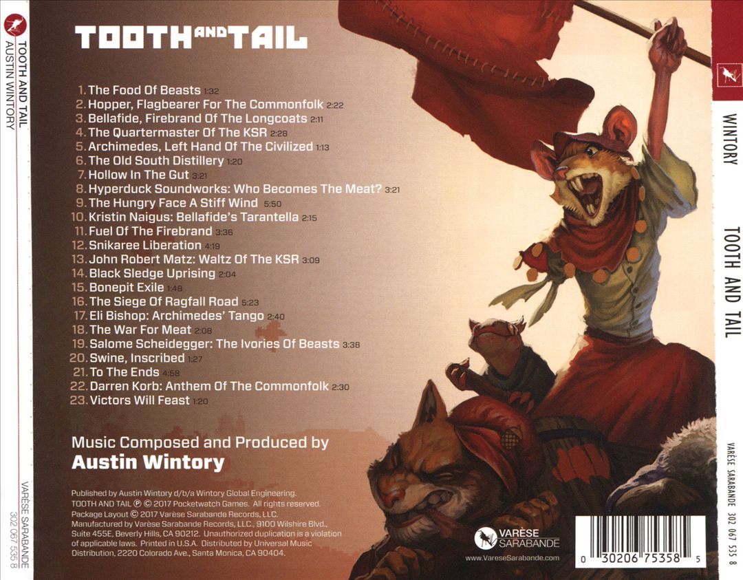Tooth & Tail [Original Soundtrack] cover art