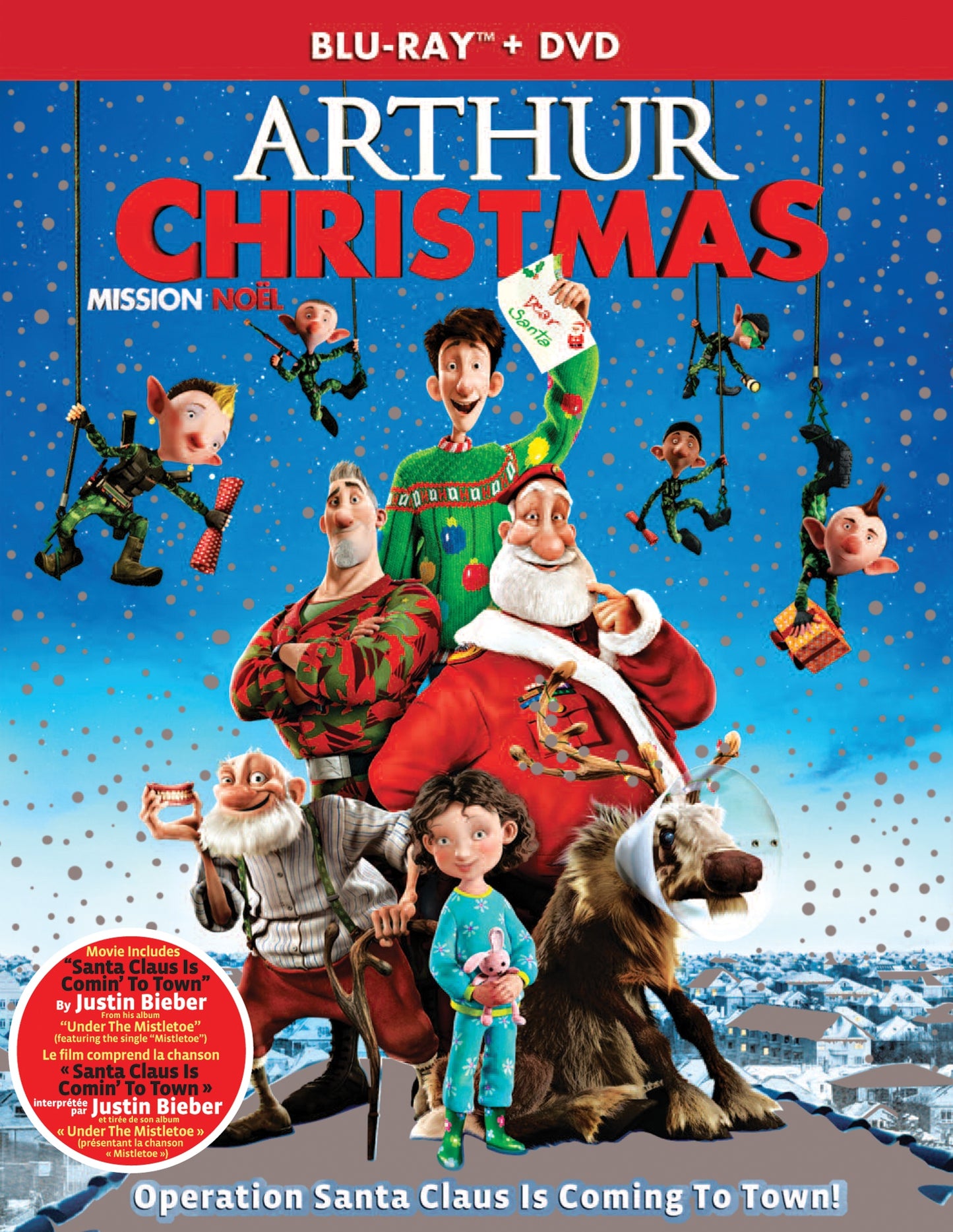 Arthur Christmas [Bilingual] [Blu-ray/DVD] cover art