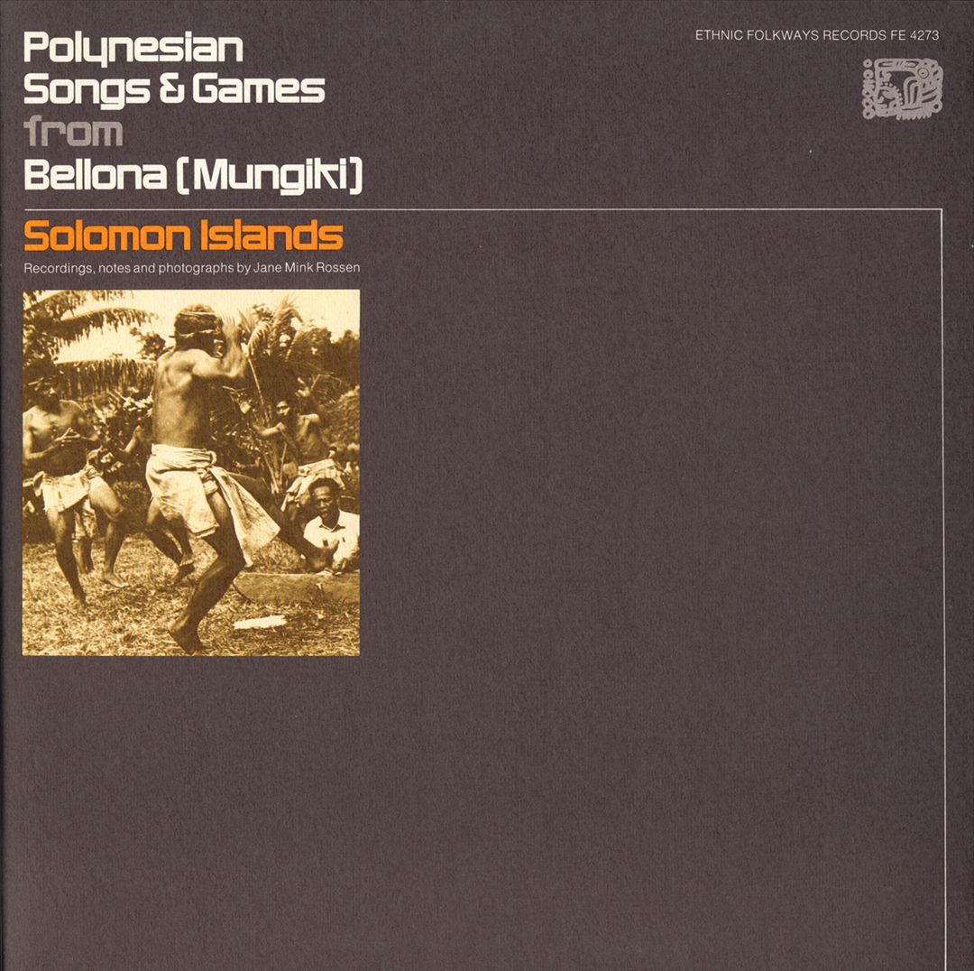 Polynesian Songs & Games From Bellona cover art