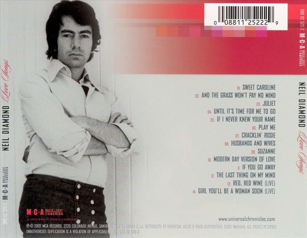 Love Songs [2002 MCA] cover art