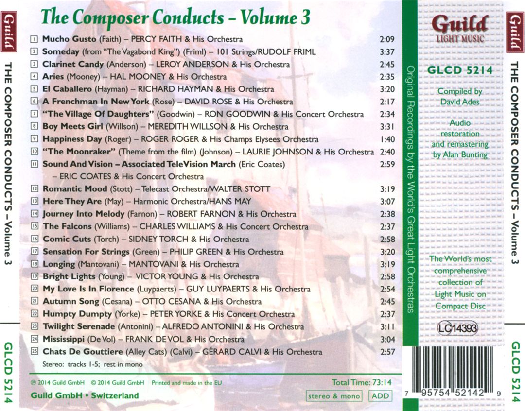 Golden Age of Light Music: The Composer Conducts, Vol. 3 cover art
