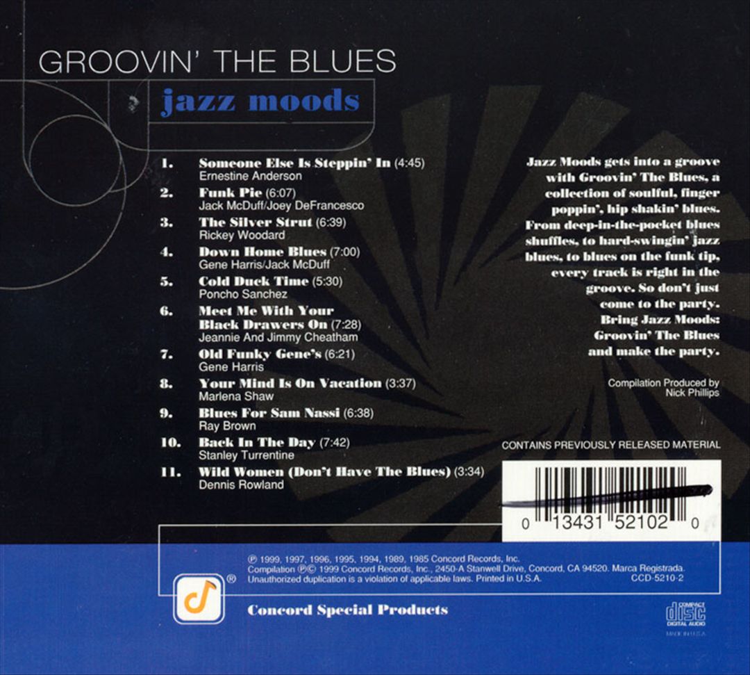 Jazz Moods: Groovin' the Blues cover art