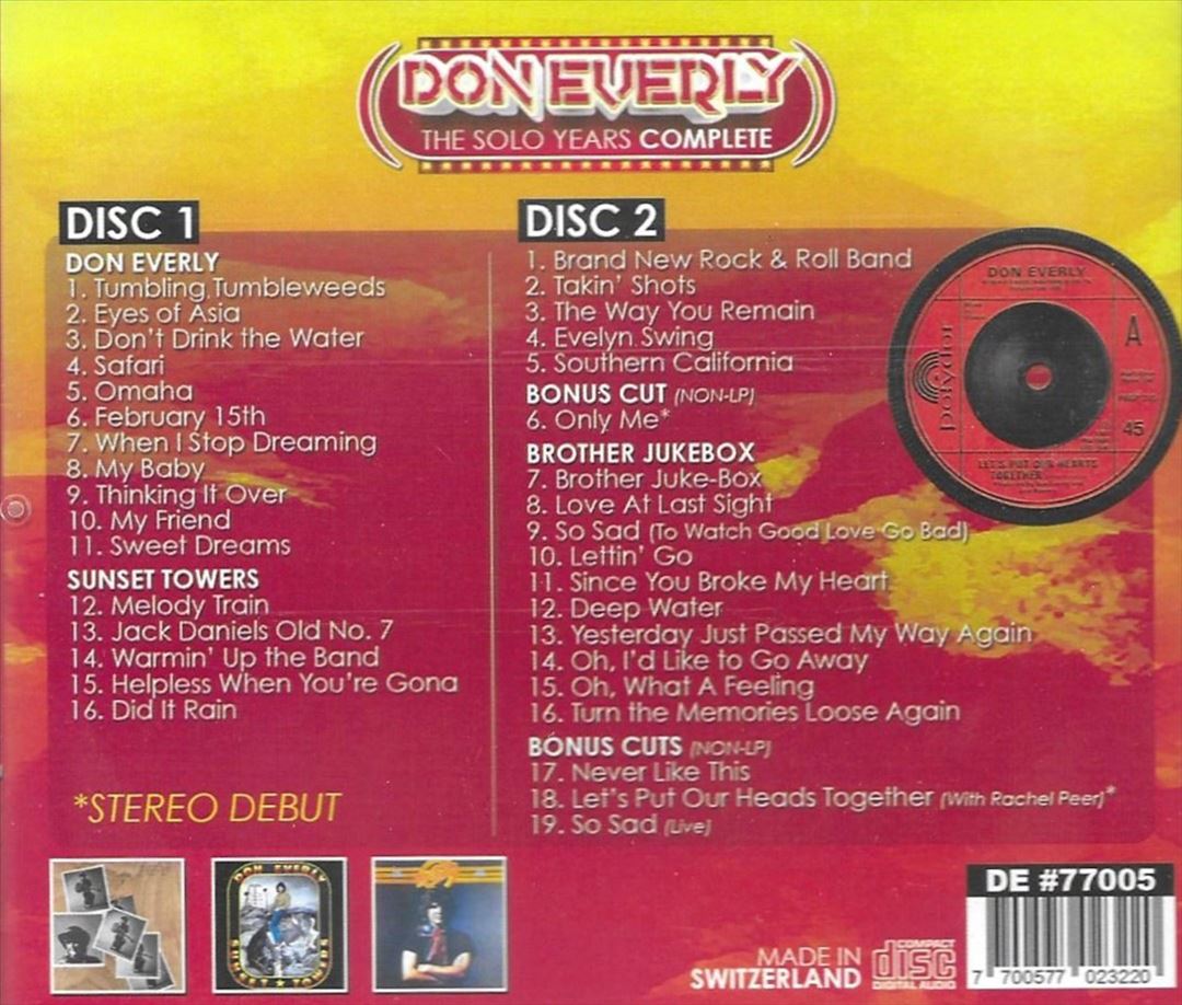 Solo Years Complete-3 LPS + 3 cover art