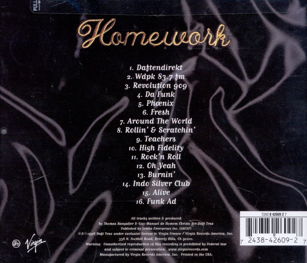 Homework cover art