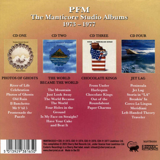 Manticore Studio Albums 1973-1977 cover art