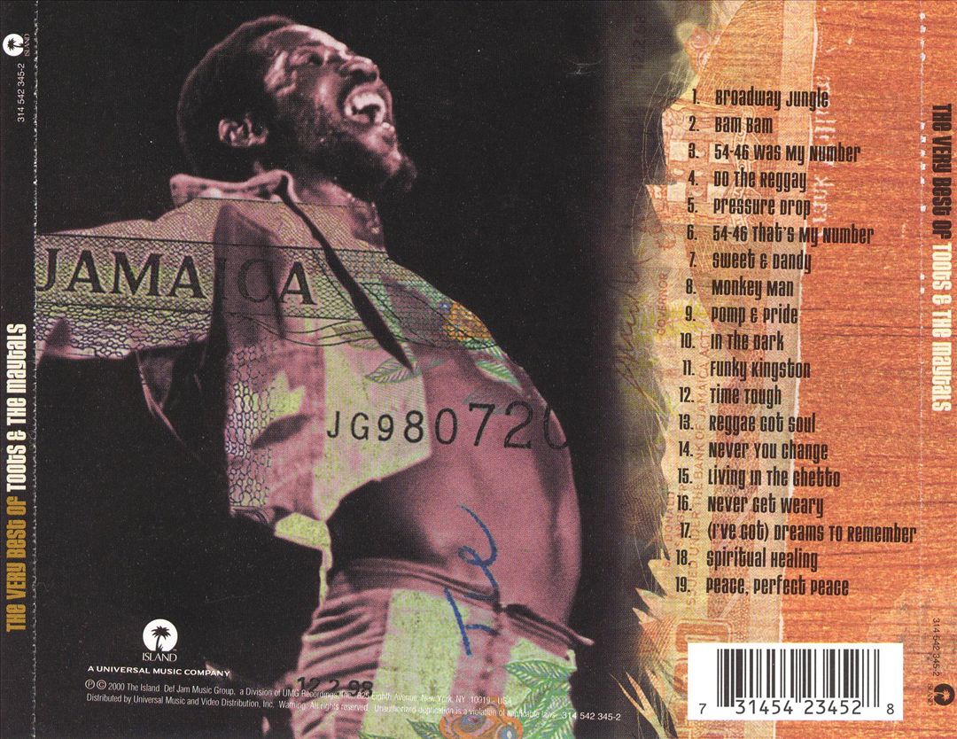 Very Best of Toots & the Maytals [Polygram] cover art