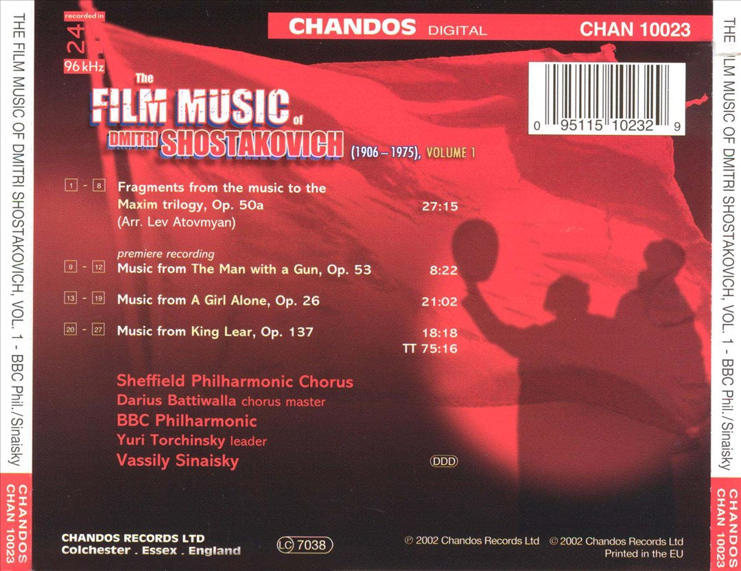 Film Music of Dmitri Shostakovich, Vol. 1 cover art