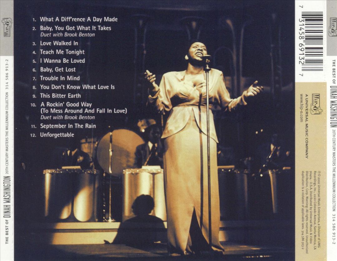 20th Century Masters - The Millennium Collection: The Best of Dinah Washington cover art