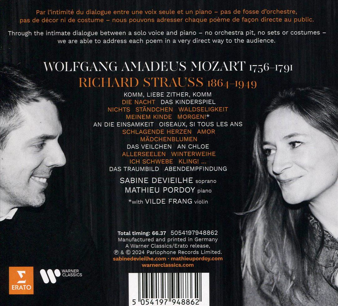 Mozart, R. Strauss: Lieder cover art
