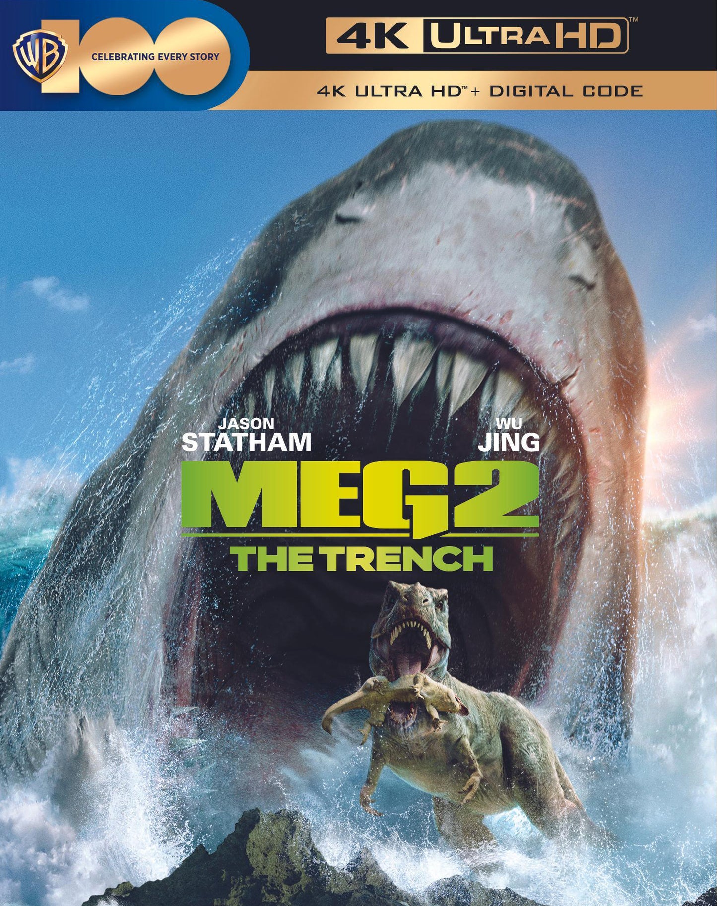 Meg 2: The Trench [Includes Digital Copy] [4K Ultra HD Blu-ray] cover art