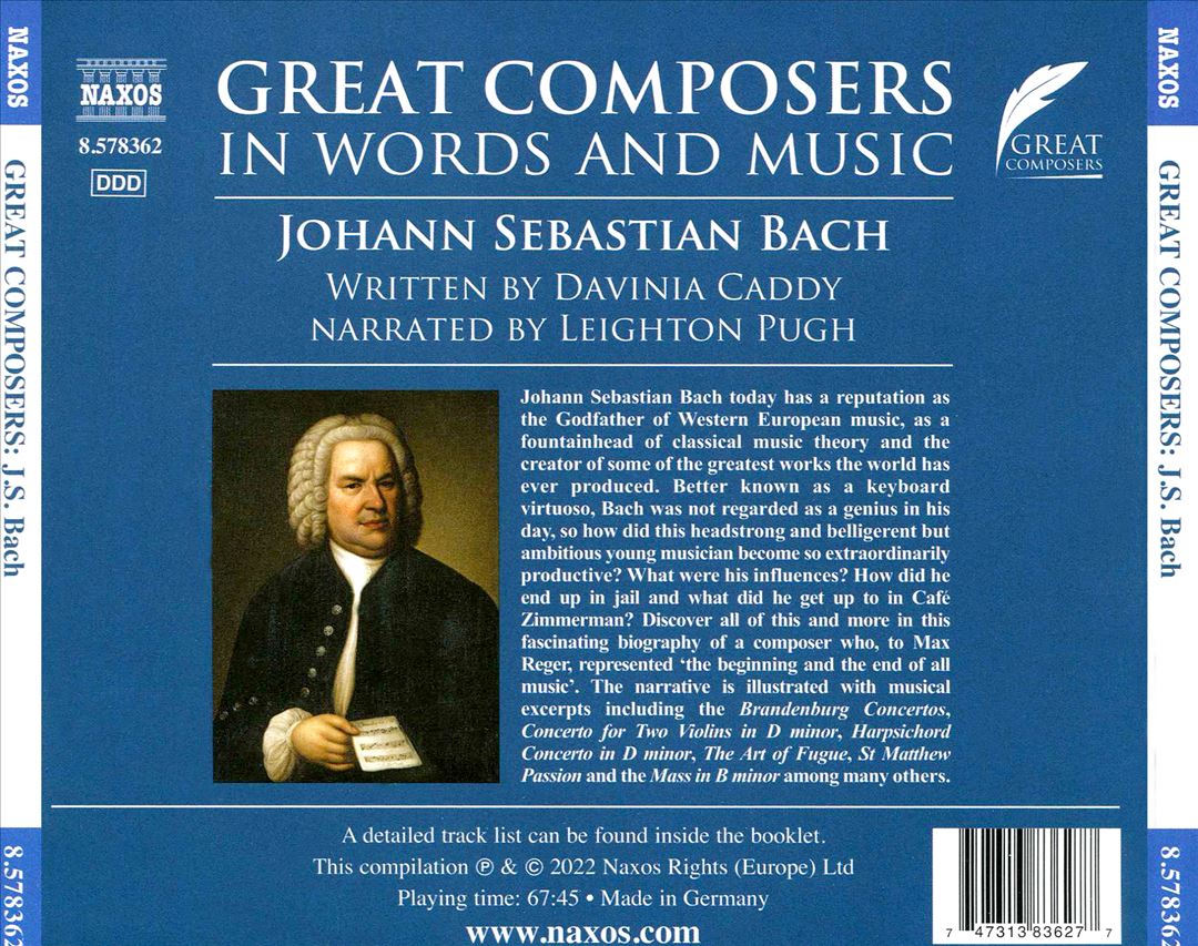 Great Composers in Words and Music: J.S. Bach cover art