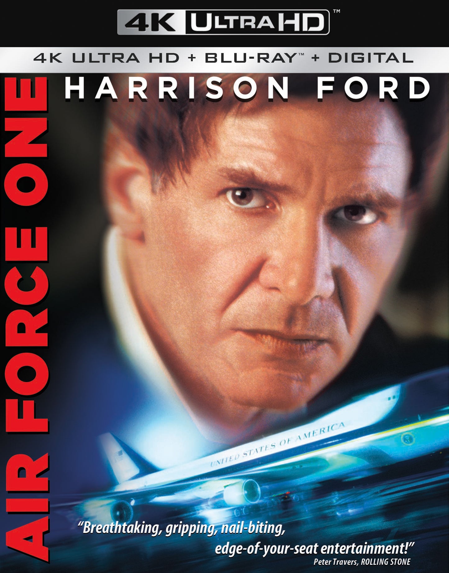 Air Force One [Includes Digital Copy] [4K Ultra HD Blu-ray/Blu-ray] cover art