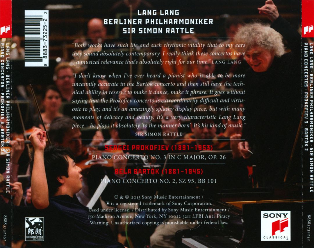 Prokofiev 3; Bartók 2 cover art