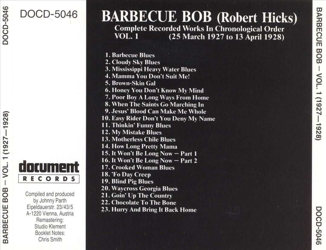 Complete Recorded Works, Vol. 1 (1927-1928) cover art