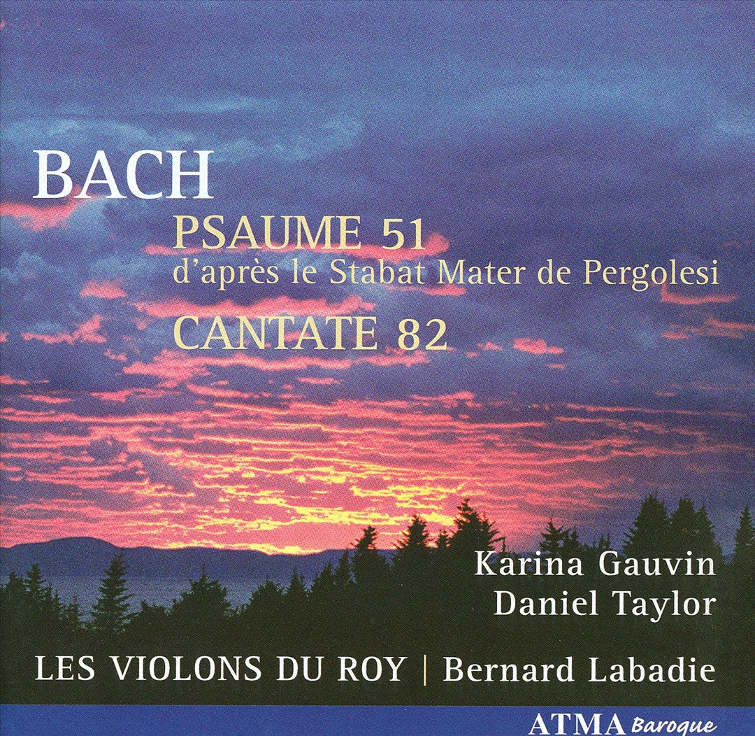 Bach: Psaume 51; Cantate 82 cover art