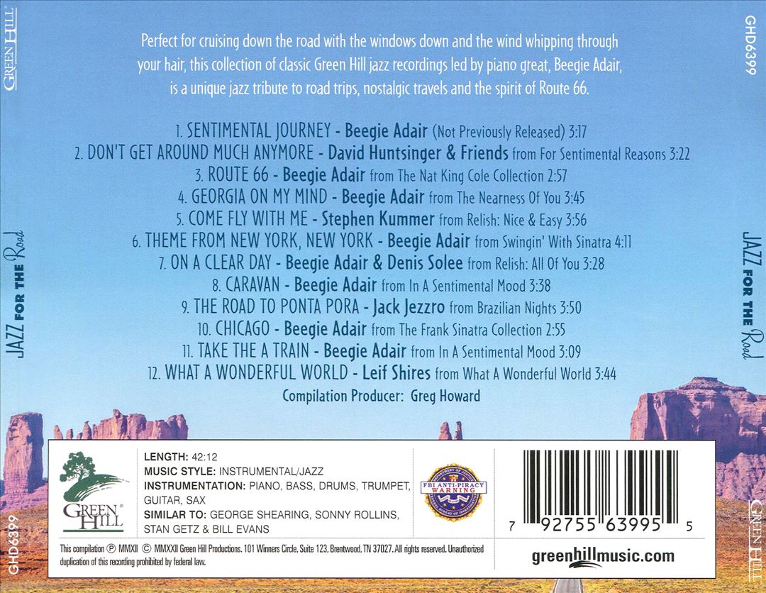 Jazz For the Road cover art
