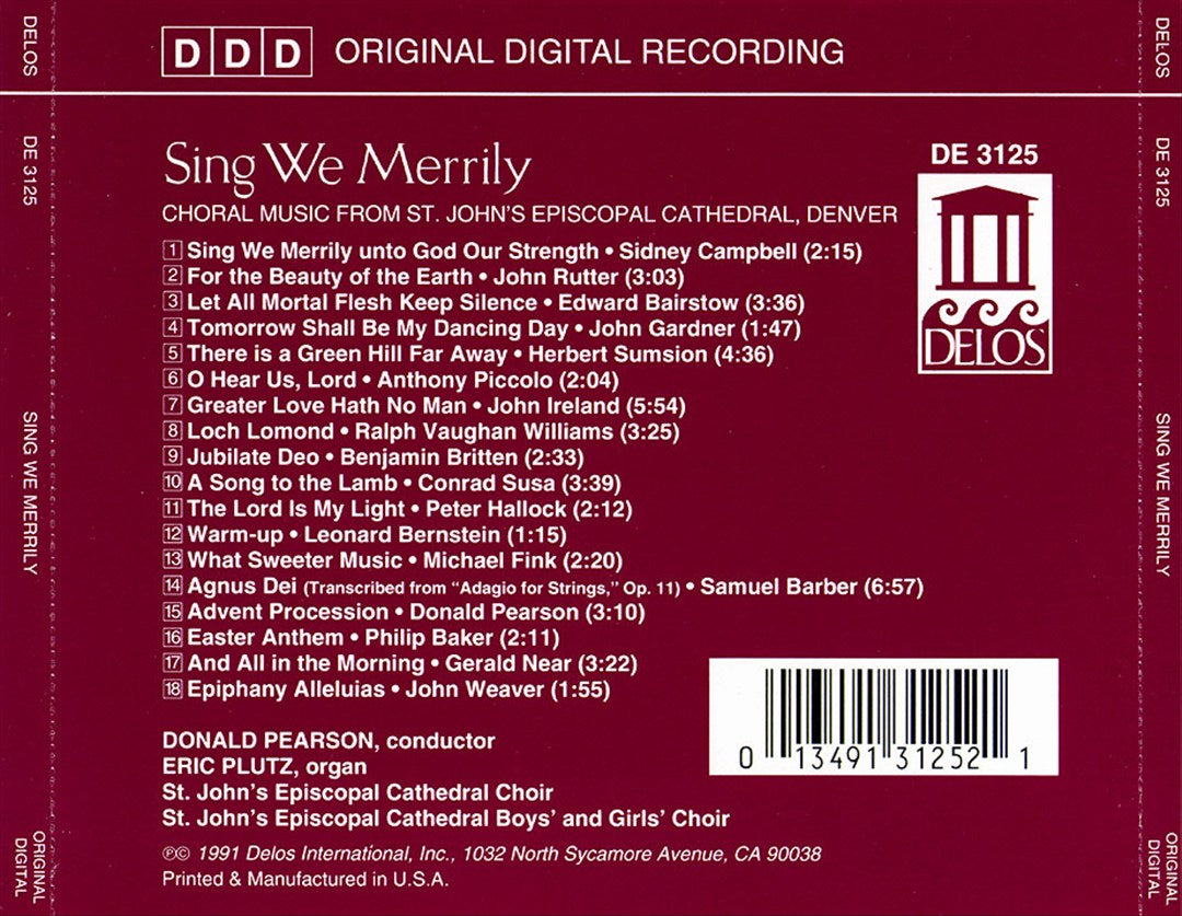 Sing We Merrily cover art