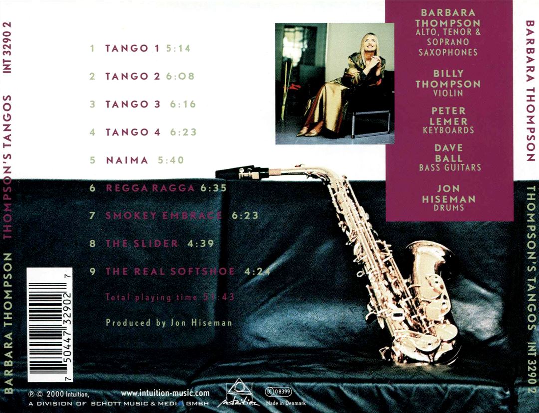 Thompson's Tangos (And Other Soft Dances) cover art