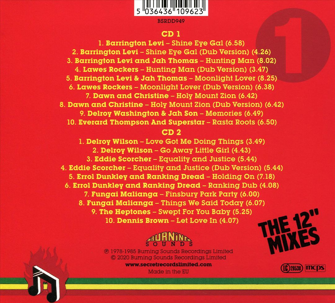 Burning Rockers The 12" Singles (2CD) cover art
