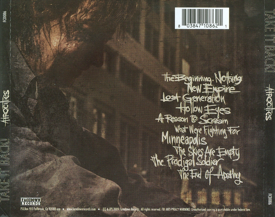 Atrocities cover art