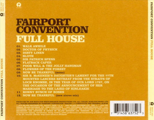 Full House [UK Bonus Tracks] cover art