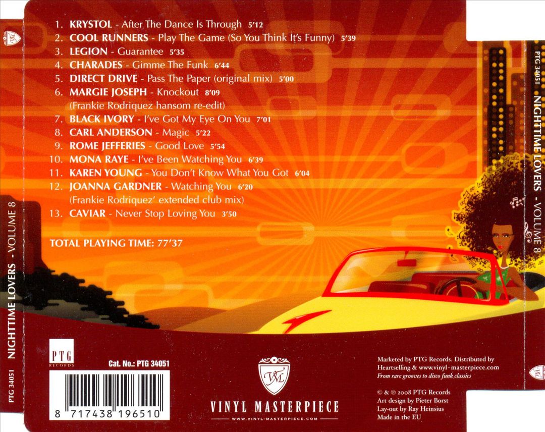 Nighttime Lovers, Vol. 8 cover art