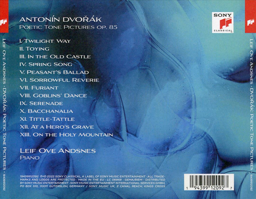 Dvorák: Poetic Tone Pictures cover art