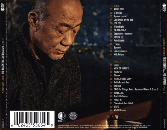 Songs of Hope: The Essential Joe Hisaishi, Vol. 2 cover art