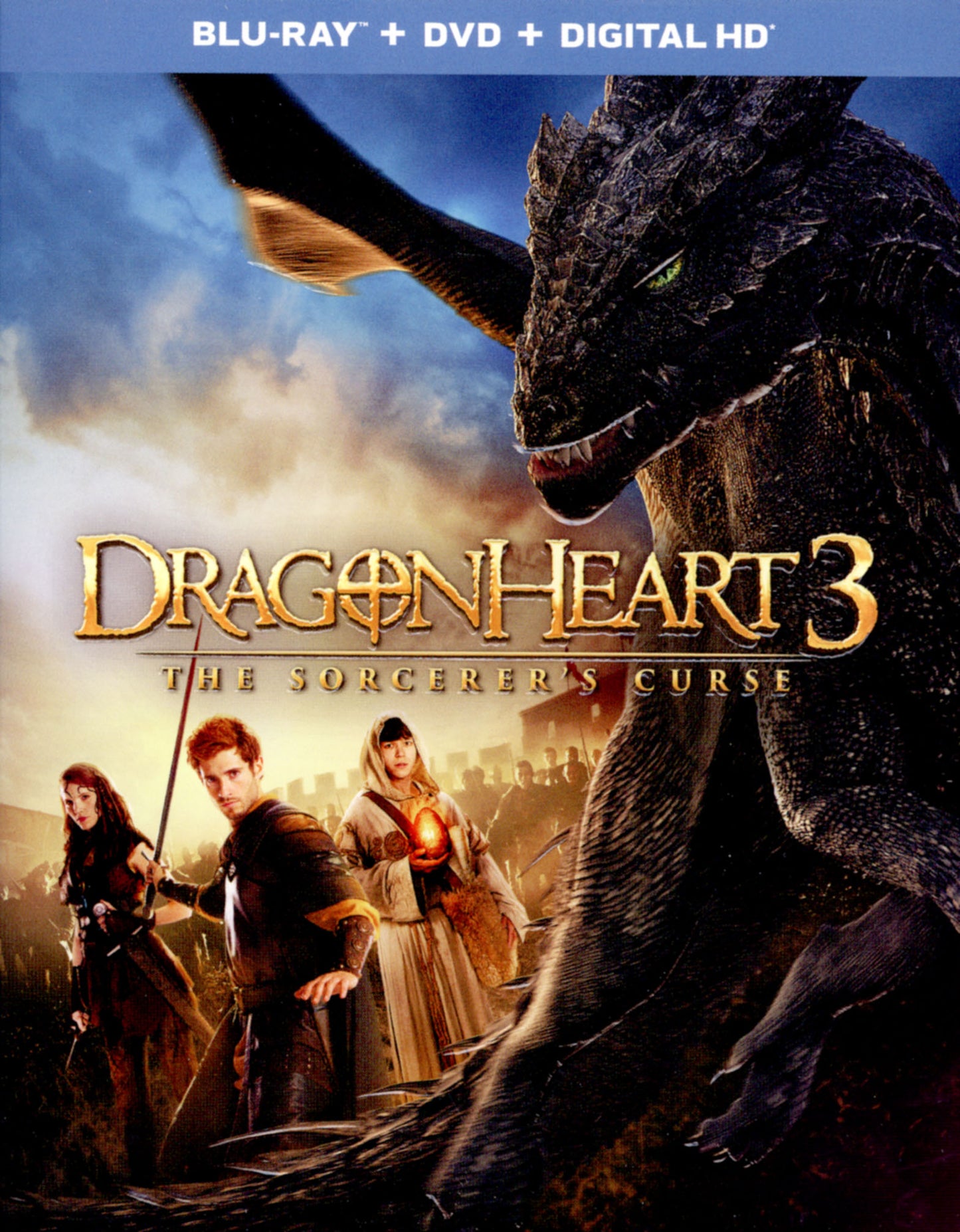 Dragonheart 3: The Sorcerer's Curse [Blu-ray] cover art