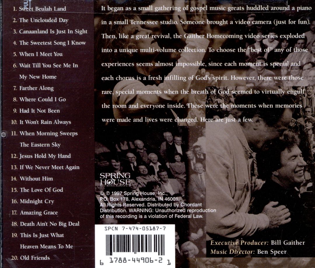 Gaither Gospel Series: Best of Homecoming, Vol. 1 cover art