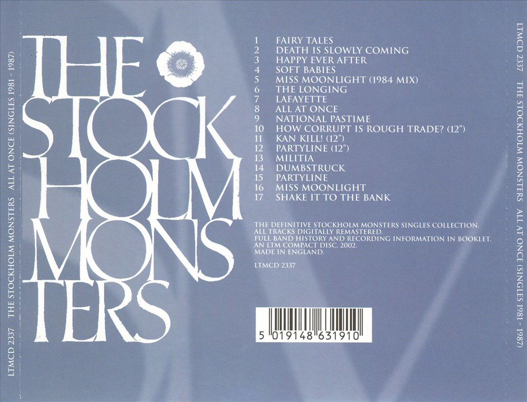All at Once: Singles 1981-1987 cover art
