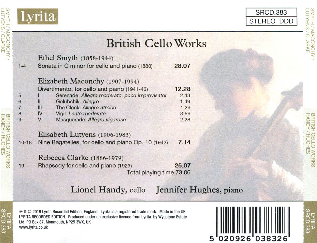 British Cello Works cover art