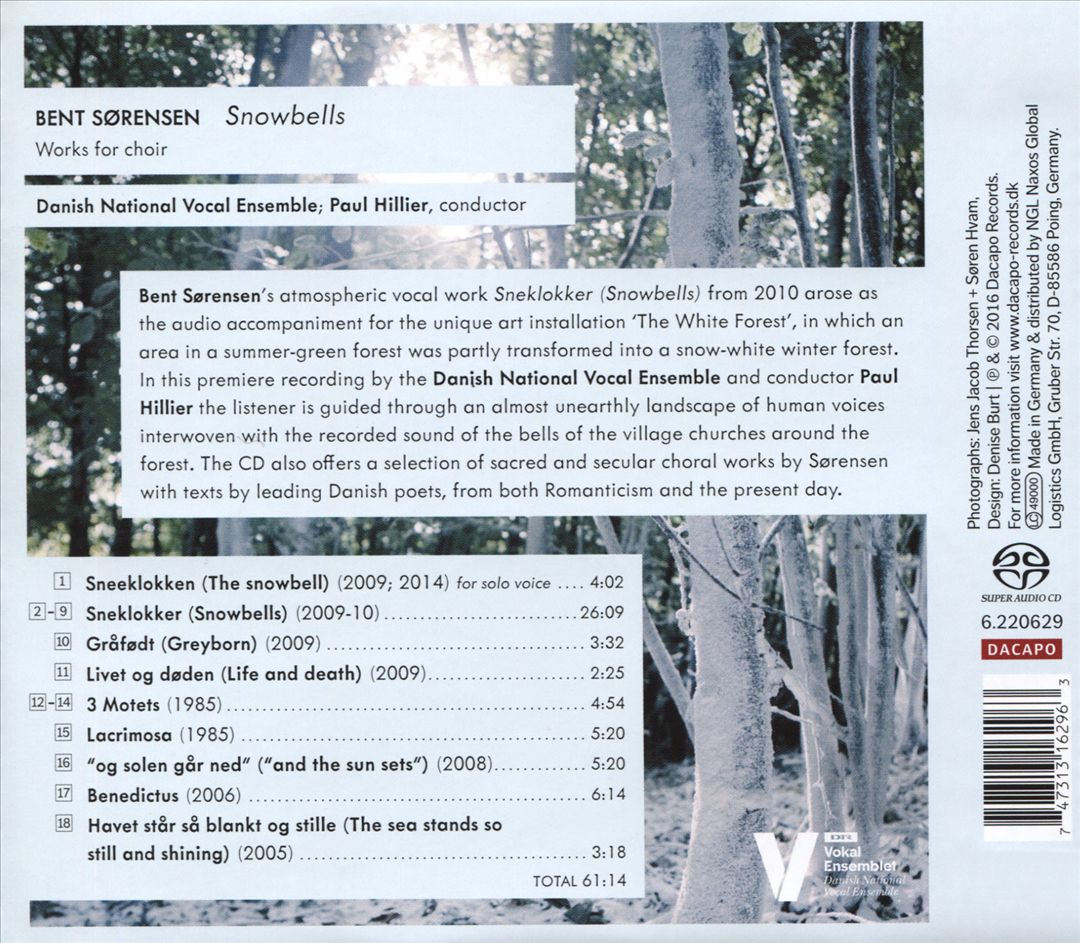 Bent Sørensen: Snowbells cover art