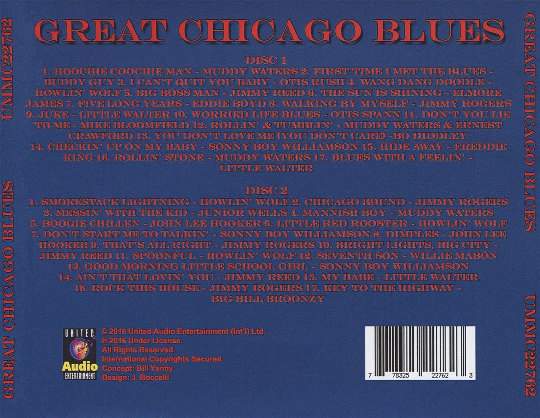 Great Chicago Blues Songs cover art