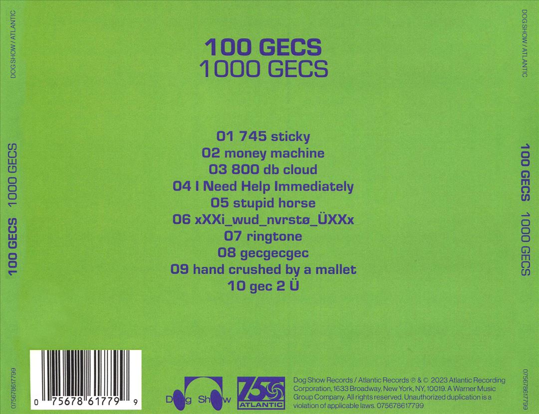 1000 Gecs cover art