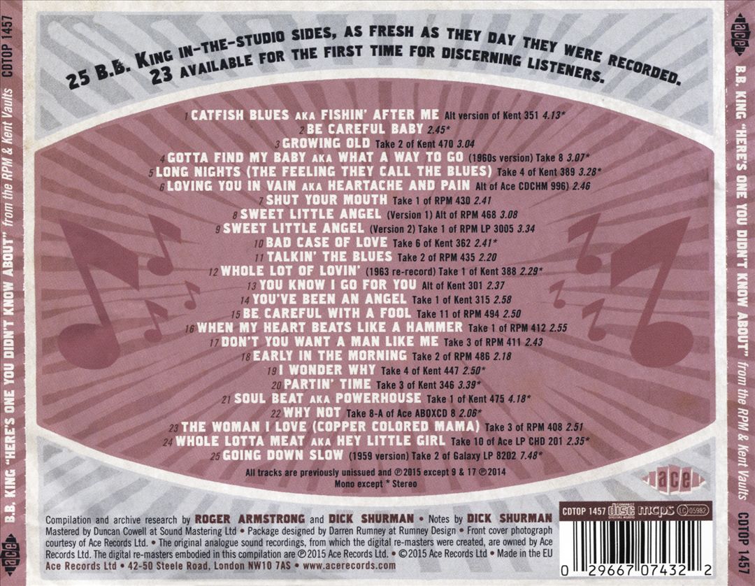 Here's One You Didn't Know About: From the RPM & Kent Vaults cover art