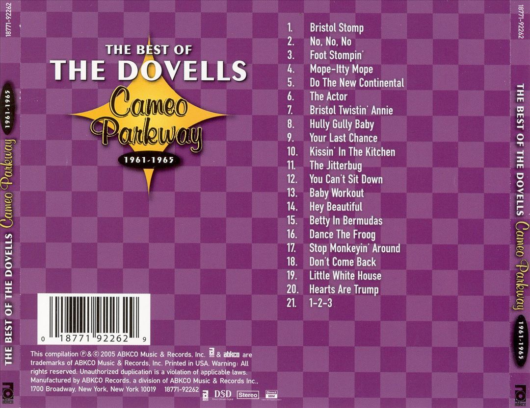 Best of the Dovells 1961-1965 cover art