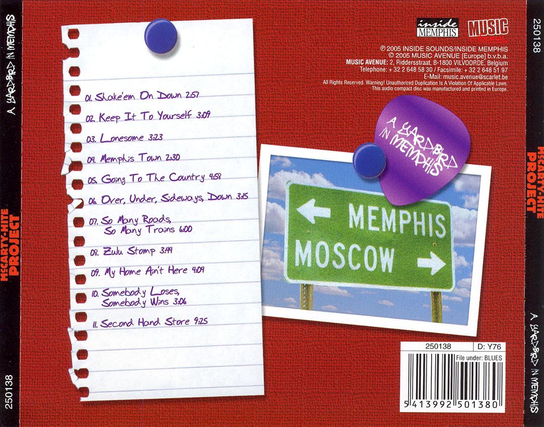 Yardbird in Memphis cover art