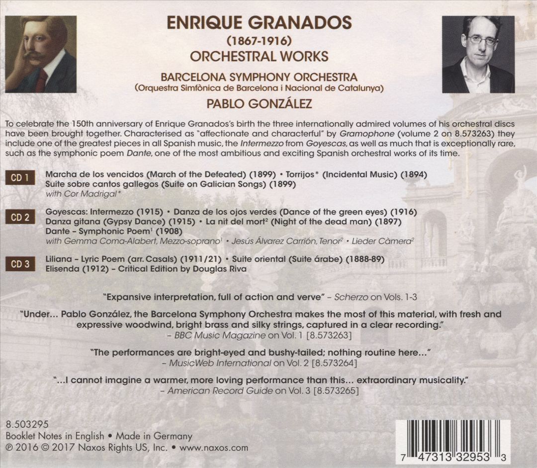 Granados: Orchestral Works cover art